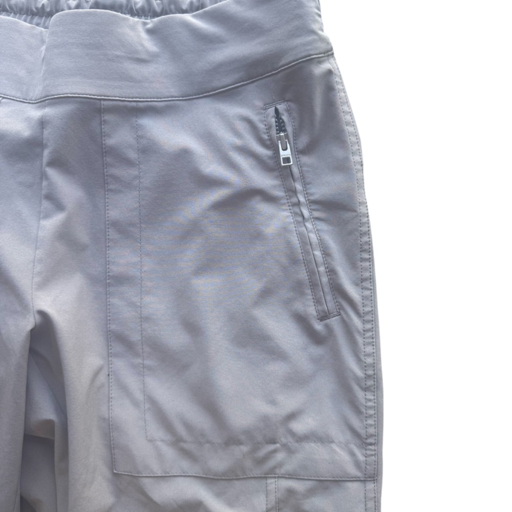 Athleta‎ Chelsea Cargo Pants Women 4 Grey Zip Pockets Athleisure Active Yoga - Picture 4 of 8